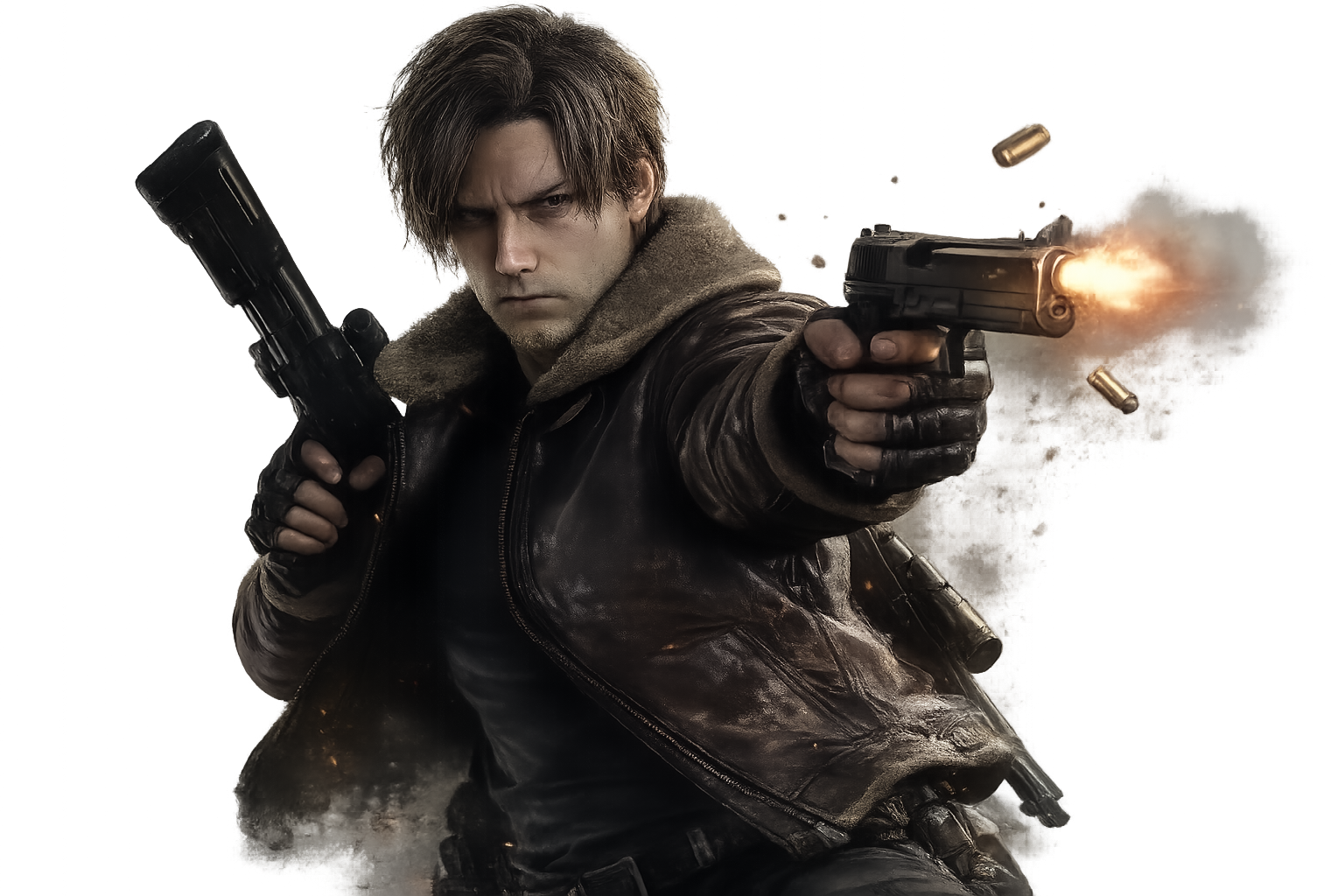 Leon Kennedy in the field